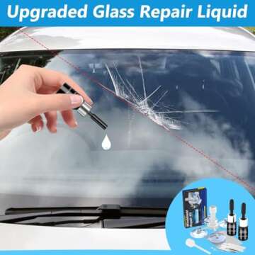 Windshield Chip Repair Kit for Quick Car Fixes