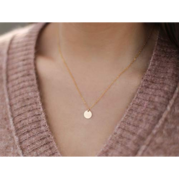 Dainty Gold Coin Choker Necklace for Chic Layering Style