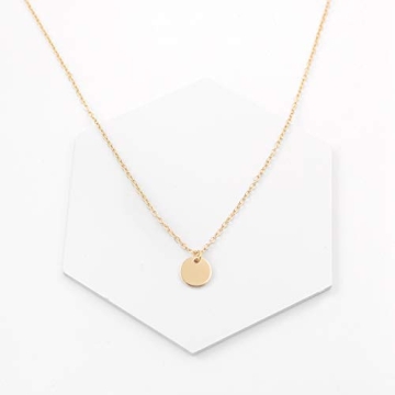 Dainty Gold Coin Choker Necklace for Chic Layering Style