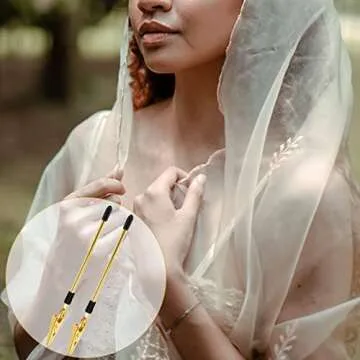 SAVITA 2pcs Hands Bracelets Helpers Bracelets Assistant Clips Jewelry Fastening Tool Jewelry Assistant Stick Adjusting Tool for Jewelry Bracelets Watch Necklace Keychain Clasps (Gold)