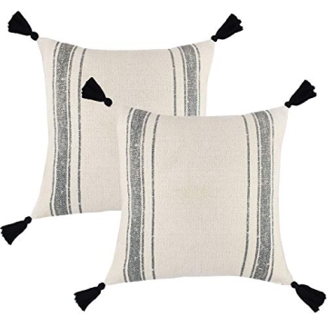 Woven Nook Chic Decorative 18" Pillow Covers - Boho Style