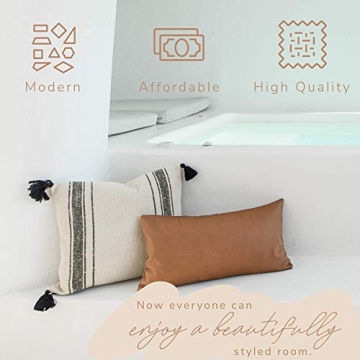 Woven Nook Chic Decorative 18" Pillow Covers - Boho Style