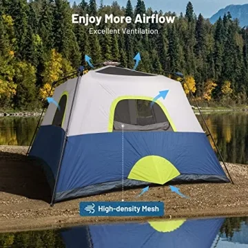 BEYONDHOME 8-Person Waterproof Windproof Camping Tent