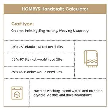 HOMBYS Khaki Chunky Chenille Yarn for Crocheting, Bulky Thick Fluffy Yarn for Knitting,Super Bulky Chunky Yarn for Hand Knitting Blanket, Soft Plush Yarn, 8 Jumbo Pack (27 yds,8 oz Each Skein)