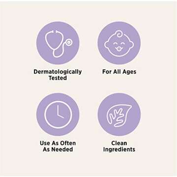 Maty's All Natural Multipurpose Baby Ointment for Diaper Rash, Cradle Cap, Dry Skin, Chapped Lips and More - Petroleum & Fragrance Free - Made with Coconut & Jojoba Oils - 3.75 oz