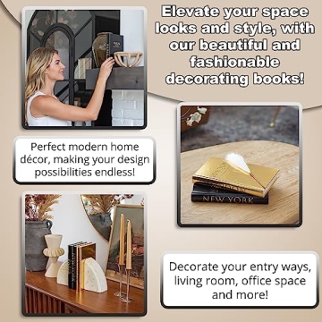 Elegant Decorative Books for Home and Fashion Decor