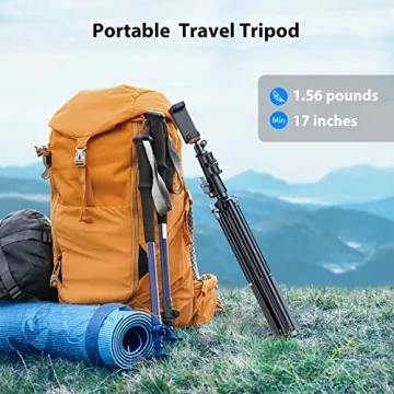 VICSEED 67" Heavy Duty Phone Tripod with Bluetooth Remote