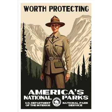 Rob Decker WPA Style Artwork - Worth Protecting National Parks
