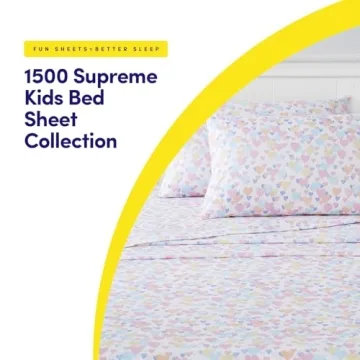 1500 Supreme Kids Bed Sheet Collection for All Ages