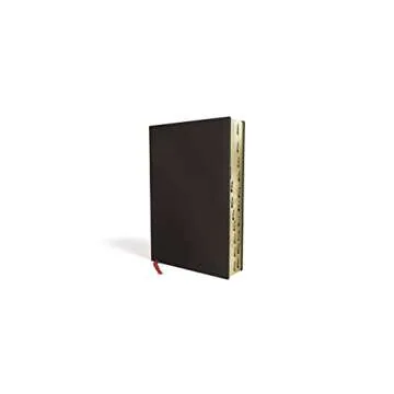 NKJV Thompson Chain-Reference Bible - Bonded Leather, Black, Red Letter, Thumb Indexed