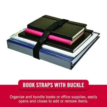 VELCRO Brand Elastic Cinch Straps with Buckle | 15in x 1in, 2 Count | Adjustable and Stretch for Snug Fit | for Fastening Power Cords Organizing Camping Equipment, More | Black (VEL-30094-USA)