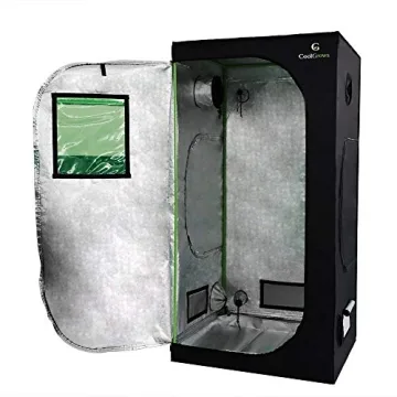 CoolGrows 3x3x6 Mylar Grow Tent with Observation Window