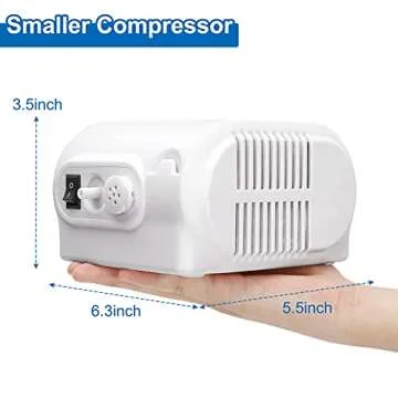 Nebulizer Machine for Adults and Kids, Compressor Nebulizer with A Set of Accessories, Jet Nebulizer of Cool Mist, Desktop Nebulizer with Compressor System for Breathing Problems
