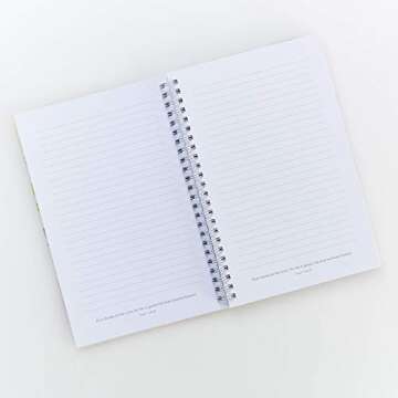 Christian Art Gifts Notebook Everything Beautiful Ecclesiastes 3:11 Bible Verse Inspirational Writing Notebook Gratitude Prayer Journal Flexible Cover 128 Ruled Pages w/Scripture, 6 x 8.5 Inches