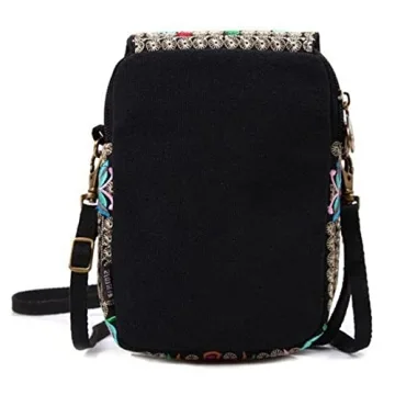 Jiyaru Embroidered Crossbody Bag - Fashionable and Lightweight