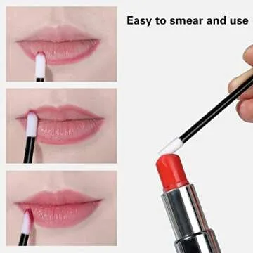 600 PCS Disposable Lip Wands for Makeup Application
