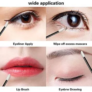 600 PCS Disposable Lip Wands for Makeup Application