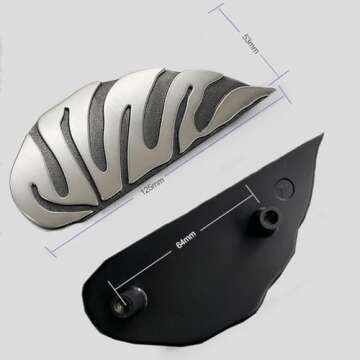 MOYA STD Silver Handle knobs for Misbo Greenhouse Cabinet Pulls, Monstera Leaf Knobs and Pulls Drawe...