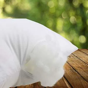 Ogrmar 4 Packs 18" x 18" Premium White Throw Pillow Insert Hypoallergenic High-Resilient PP Cotton Stuffer Pillow Insert Square Form Sham Stuffer Decorative Pillow, Cushion (18" x 18")