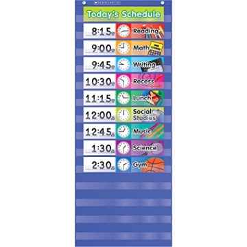 Daily Schedule Pocket Chart System - Enhance Learning & Organization!