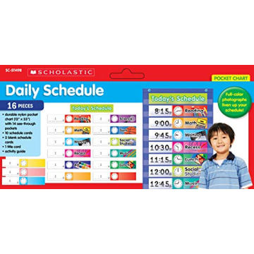 Daily Schedule Pocket Chart System for Kids and Teachers