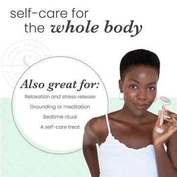 SDARA SKINCARE Rose Quartz Roller for Anti-Aging & Facial Massage