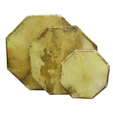 Shaman drum 8-corners with goat skin, Frame Drum, handmade … (20 inch)