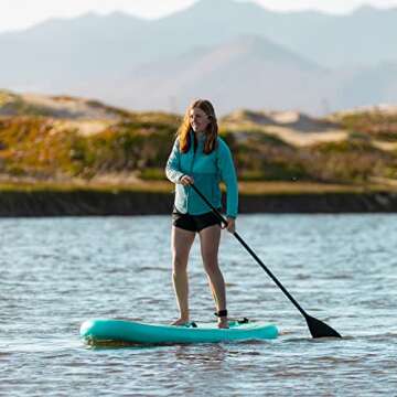 Retrospec Weekender Inflatable Paddle Board 10’6” for All