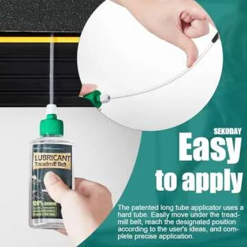 SEKODAY Silicone Treadnmill Belt Lubricants/Lubes | 4.2 Ounce, High Temperature Resistant and Stable Lubricant,with Hard Application Tubes and Precision Screw Caps for Easy Use