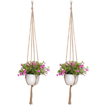 EBOOT Macrame Plant Hanger Set - Stylish & Durable