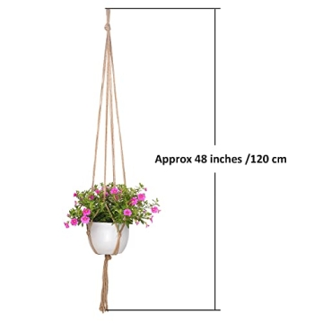 EBOOT Macrame Plant Hanger Set - Stylish & Durable