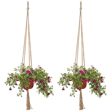 EBOOT Macrame Plant Hanger Set - Stylish & Durable