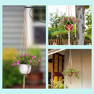 EBOOT Macrame Plant Hanger Set - Stylish & Durable