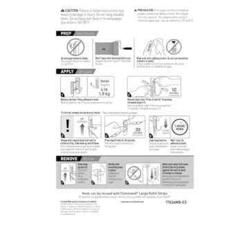 Command Large Brushed Nickel Double Hooks for Easy Organization