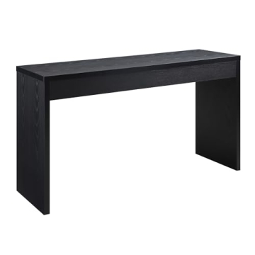 48" Black Northfield Console Table Modern Stylish Sofa Table