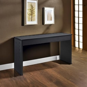 48" Black Northfield Console Table Modern Stylish Sofa Table