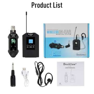 Devilclaw Wireless In Ear Monitor System for Musicians