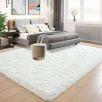 Tepook 8x10 Super Soft Fluffy Rug for Cozy Living
