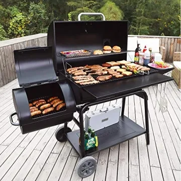Royal Gourmet CC2036F Charcoal Grill with Offset Smoker