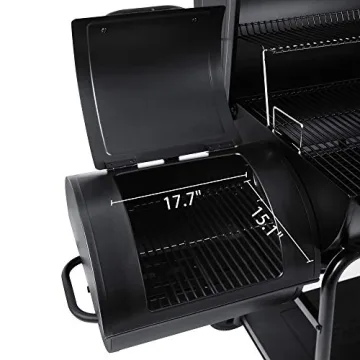 Royal Gourmet CC2036F Charcoal Grill with Offset Smoker