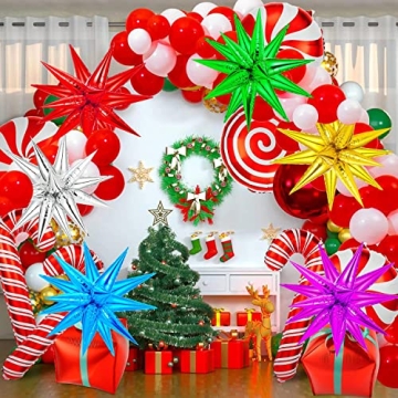 Colorful 72 PCS Starburst Balloons for Any Occasion