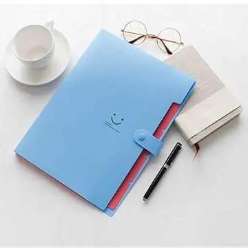 Expanding File Folder - A4 Letter Size Document Organizer
