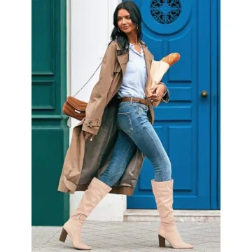 Stylish Knee High Boots for Women with Wider Calves