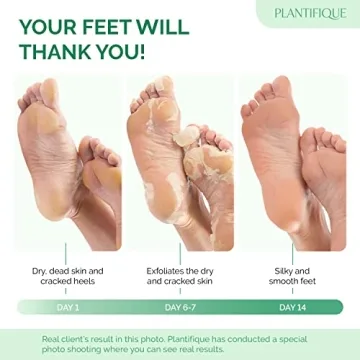 PLANTIFIQUE Foot Peeling Mask for Soft Feet