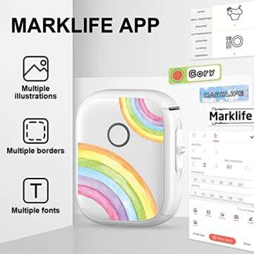 MARKLIFE Mini Portable Bluetooth Label Maker for Retail