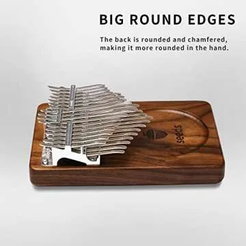 Seeds Kalimba Craft 34 Key Chromatic Music Instrument Gift