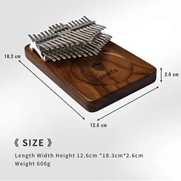 Seeds Kalimba Craft 34 Key Chromatic Music Instrument Gift