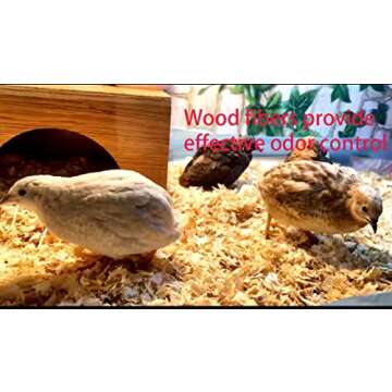 YU YAO Aspen Bedding Snake Bedding Parrot Bedding,Chicken Bedding Bedding for Parrots,Chickens,Hedgehogs,Rabbits,Guinea Pigs Bedding，Reptile Bedding，Low-Dust Critter Bedding