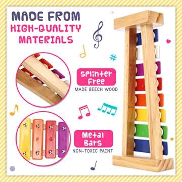 Educational Xylophone for Toddlers - Musical Toy Set