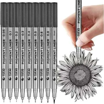 MISULOVE Micro-Pen Fineliner Pens - 9 Sizes